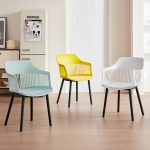 Plastic Modern Kitchen Chairs for Dining Room